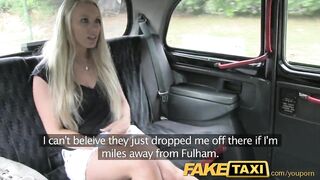 FakeTaxi Super hawt south afro golden-haired gives a valuable screw