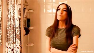 stepBrother and Sister Get to Share The Washroom - Entire movie on hot8teen.com