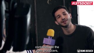 BUMSBESUCH - CELINA DAVIS BUSTY GERMAN PORNSTAR SURPRISE SCREW WITH AMATEUR STUD - LETSDOEIT