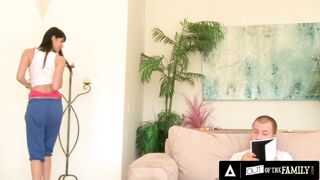 WITHOUT THE FAMILY - Busty Mother I'd Like To Bang Gets Her Booty Fucked By Her stepSon In Law While Her Daughter Catches 'em