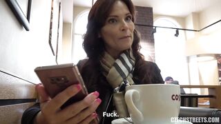 Red haired milf is having steamy anal sex after the first date and enjoying it a lot