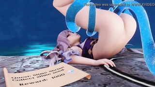 Genshin Impact Keqing x Slime (by Vinicenko)