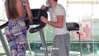 Colombian Big Booty Gold Digger Gets Screwed After A Workout