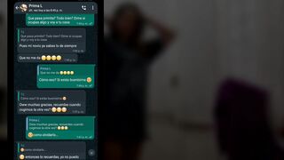 Whatsapp With My Cousin Gets Sexy and ends up in my room