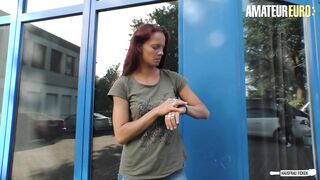 AMATEUR EURO - Big Booty German Redhead Got Massive BBC In Her Small Vagina