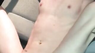 Ginger Doxy Tune squirts for BBC in truck