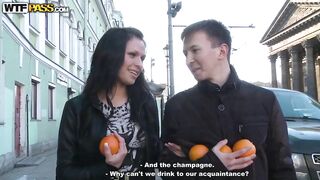 WTF Pass - Sudden sex stranger meeting for Marina