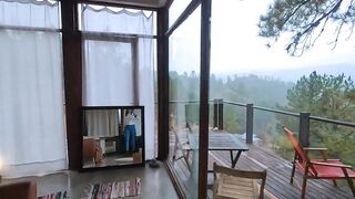 This Sweetheart Pegs Him in Front of a Window