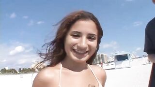 Small titted, German teen is having steamy sex with a random stud, in his hotel room