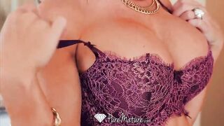 PURE MATURE Busty milf Sabrina Cyns shows her experienced screwing skills