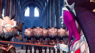 Mmd genshin impact milky titties and thick rosaria fuck and orgy by cosplayed twat fucker Porn Movies - Tube8