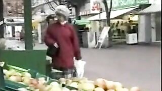 German grandmother catches her boy masturbating and bangs him