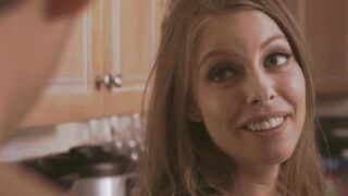 Sexy tattooed stepmom fucks stepson in her husbands house