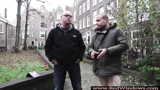 Golden-Haired amsterdam prostitute fucked by tourist