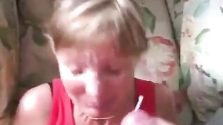 NEW AMATEUR CUM IN FACE & MOUTH, FACIAL CIM COMPILATION