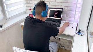 Son (stepson) took advantage of the helplessness of the Stepmother stuck below the daybed