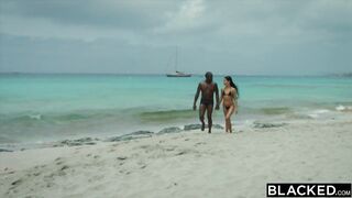 BLACKED Sexy Spanish Model Hooks Up With BBC On Spring Break In Ibiza