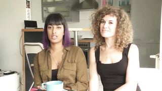 Amateur Lesbian Toying and Deep Finger Fucking