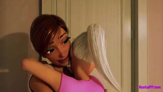 Teen Tgirl Manga DickGirls Assist To Fuck Toghter 3D