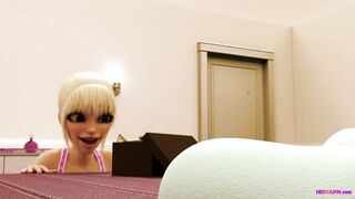 18yo dickgirl bangs her dolly - 3D FUTANARI Sex (ENG Voice)