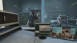 3D Monsters enjoying Mass Effect honeys in the lab 3D Porn Animation