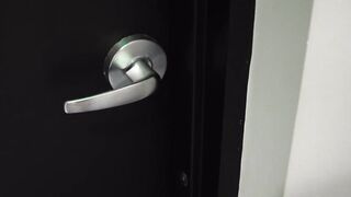 Stranger Cumming in my panties and I pull 'em up full of goo after intensive doggy fuck