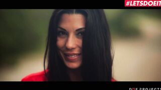 LETSDOEIT - Alexa Tomas rubs her carnal Spanish snatch and sucks a big shlong in the forest on PornHD