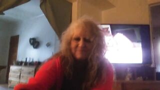 Lascivious golden-haired granny is often sucking schlongs for free, 'because she likes how it feels