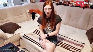 MyDirtyHobby - Redhead Teen FinaFoxy Gets Caught Masturbating & This Hottie Is So Confused About It