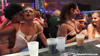 DRUNKSEXORGY - Club harlots suck and fuck