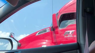 Flashing truck drivers part 2 (zx spectrum)