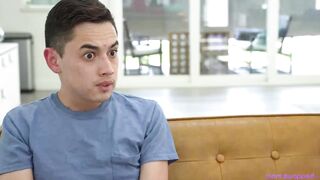 Moms seduce each others son on movie scene night