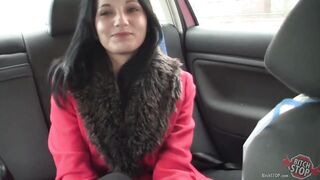 Hitchhiker With Cum On Belly