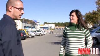 Picking up unsightly milf at the supermarket and fucking her hard