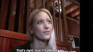 Squirting waitress