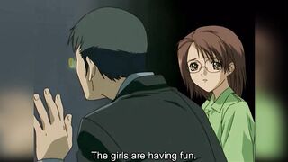 Young lesbians have anal 3-some with sex tool Manga manga