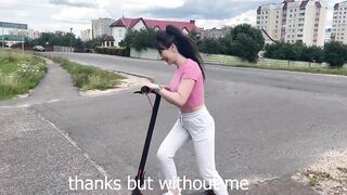 casual encounter on the street, ended with cum in snatch MILF