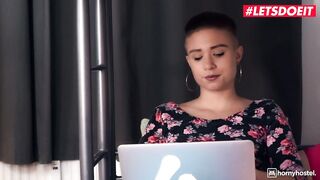 EXCITED HOSTEL - Gabi Gold Has A Secret Affair With A Big Black Knob Full Scene