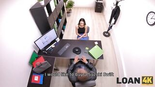 LOAN4K. Woman is rammed by the lascivious lender hoping for some discount