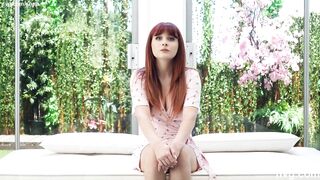 Redhead with an fantastic body flawless everything try-out to get a modeling gig