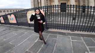 An Italian met in the street, massaged in the sauna and pounded in anal and DP by 2 strangers