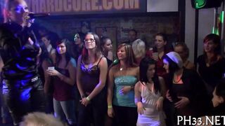 Gangbang wild patty at night club - movie scene 24