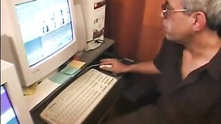 Gangbang grannies suck ebony cocks with love