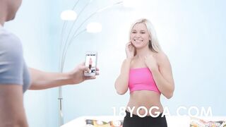 teen Dido Beauty in yoga outfit creampie sex