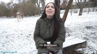 Public Agent Hot Latin Chick Sweetheart Drilled POV in Basement