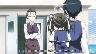 Young busty playgirl gives an excellent fellatio in advance of rough fucking Anime hentai