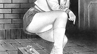 Face sitting Asian nurses femdom artwork GrappleTube