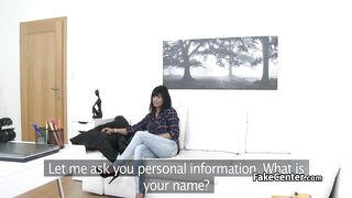 Tanned milf hard drilled on casting