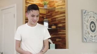 Seductive golden-haired lady, Veronica Weston is about to have casual sex with her karate teacher