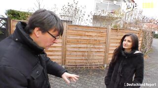 DEUTSCHLAND REPORT - Tiny Sweetheart Coco Kiss Picked Up To Get Her Twat Drilled - AMATEUR EURO